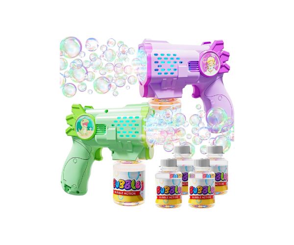 2 Packs Bubble Guns Machine $9.99 Shipped!